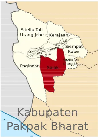 Gambar 2 Peta Kabupaten Pakpak Bharat 