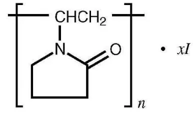 Gambar2.8. Struktur Kimia Povidon Iodin 