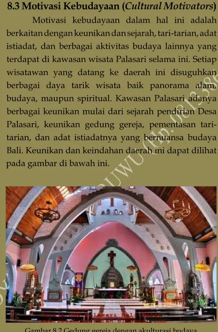 Gambar 8.2 Gedung gereja dengan akulturasi budaya 