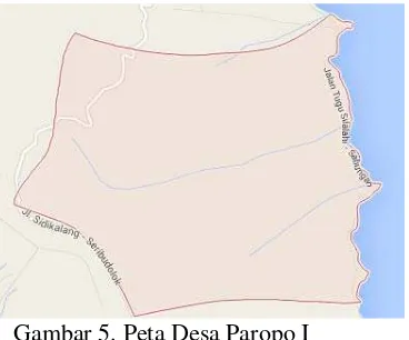 Gambar 5. Peta Desa Paropo I 