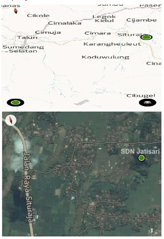 Gambar 3. 1 Lokasi SDN Jatisari Sumber: Here Maps (2016)   