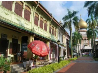 Gambar 4   : Kawasan  konservasi Arab  Street-Kampong Glam  di  kawasan  sekitar  Masjid  Sultan