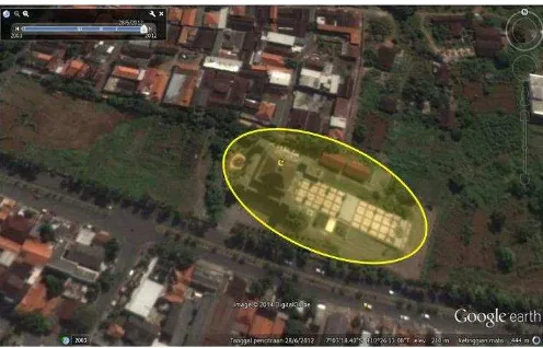 Gambar  10: Peta lokasi masjid UNDIP 