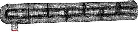 Tabel 1. Geometri dari alat penukar kalor shell and tube tipe U-Tube dengan baffle inclination 0o