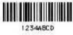 Gambar 2.4  Barcode Jenis Code 39