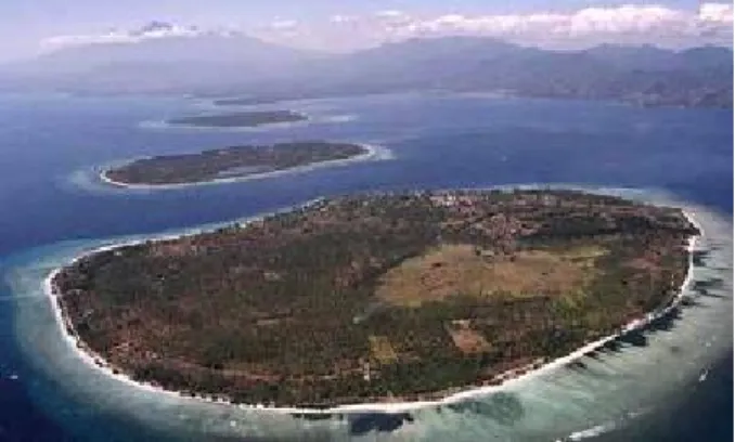 Figure 1.2. One of Small Islands in Indonesia.  