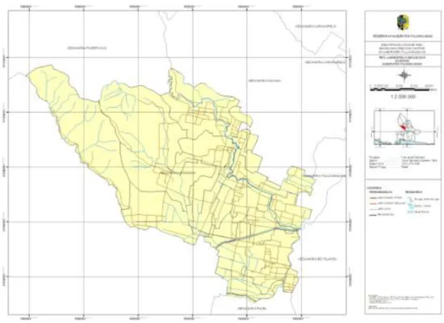 Gambar 1. Peta Desa Gondosuli  (Sumber: RTRW Kabupaten Tulungagung) 
