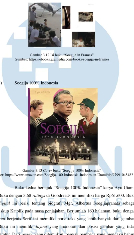 Gambar 3.12 Isi buku “Soegija in Frames” 