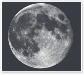Gambar Bulan  (Sumber: www.nasa.gov)