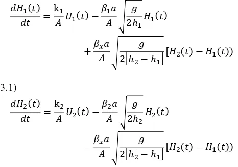 Tabel 3. 1 Parameter Sistem 