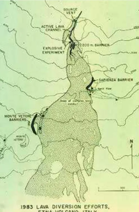 Gambar 1.  Peta rencana pembuatan barrier 