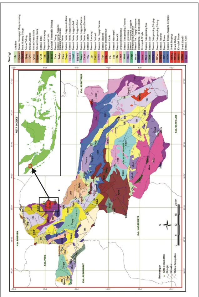 Gambar 2. Peta Geologi Kabupaten Aceh Tengah