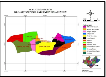 Gambar 4. Peta Administrasi Desa Sirpang Sigodang, Kecamatan Panei 