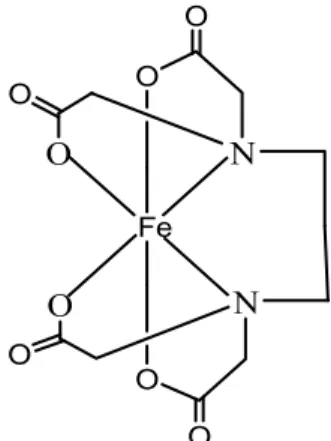 Gambar 1.2 Struktur [Fe(III)-(EDTA)] 
