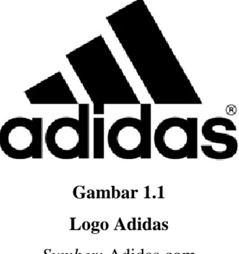 Gambar 1.1  Logo Adidas  Sumber: Adidas.com 