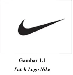 Gambar 1.1  Patch Logo Nike 