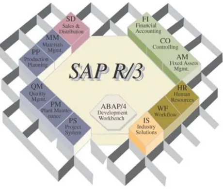 Gambar 2.3 Modul – Modul SAP 