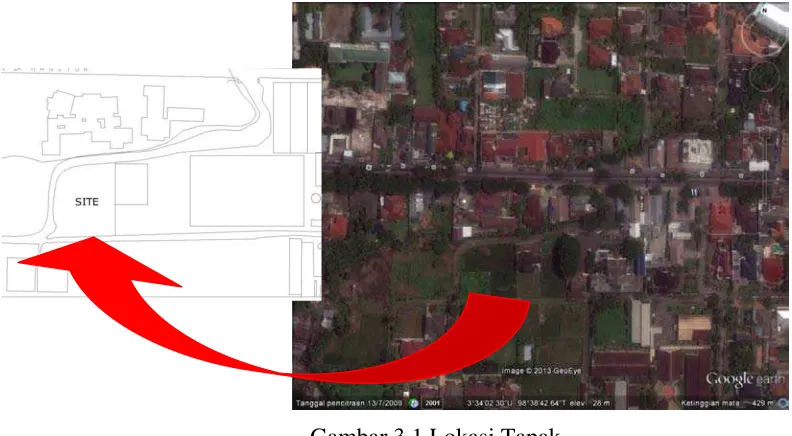 Gambar 3.1 Lokasi Tapak 