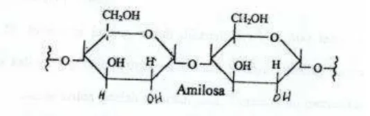 Gambar 2.1 Struktur Amilosa .  