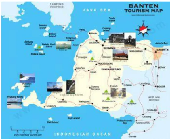 Gambar 1. Peta Provinsi Banten 