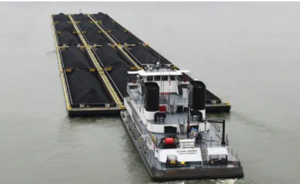Gambar 2.2 Flat Top Barge (www.barge.us) 