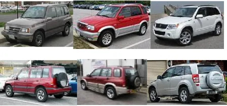Gambar 1. Perubahan bentuk Suzuki Grand Vitara