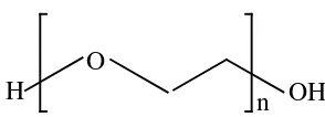 Gambar 2.3 Struktur Polietilen Glikol, (www.sigmaaldrich.com) 