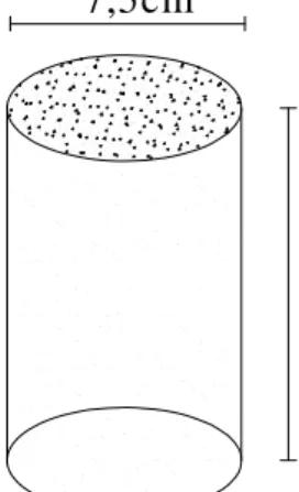 Gambar 3.1. Benda uji absorpsi dan permeabilitas beton kertas. 