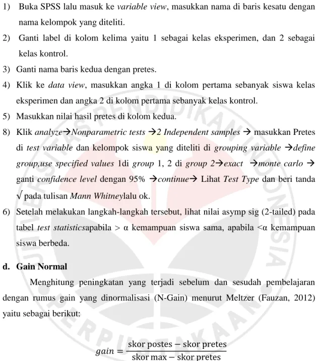 Tabel 3.12  Kriteria tingkat N-Gain 