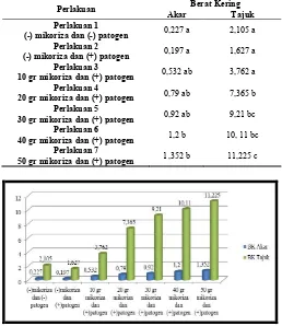 Gambar 1merupakan hasil pengukuran tinggi tanaman kacang 