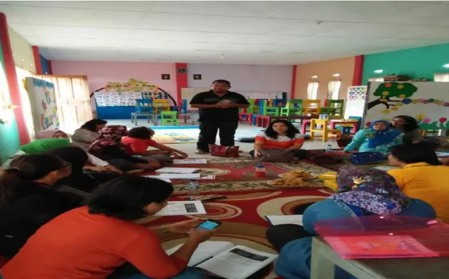 Gambar 2. Dokumentasi  Kegiatan  Program PAUD 