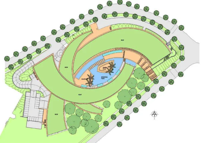 Gambar Site Plan School of Art, Design and Media, 