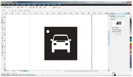 Gambar 4.1 Proses Pembuatan Marker  4.2  Pembuatan Objek 3D Alat Transportasi 