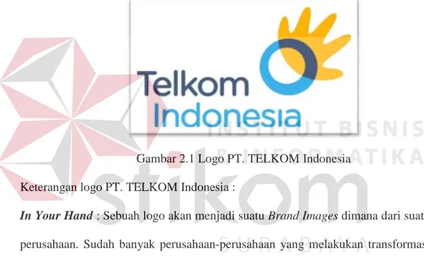 Gambar 2.1 Logo PT. TELKOM Indonesia  Keterangan logo PT. TELKOM Indonesia : 