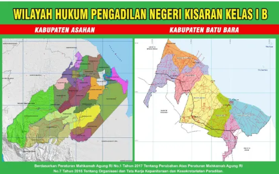 Gambar 1 : Peta Kabupaten Pengadilan Negeri kisaran 