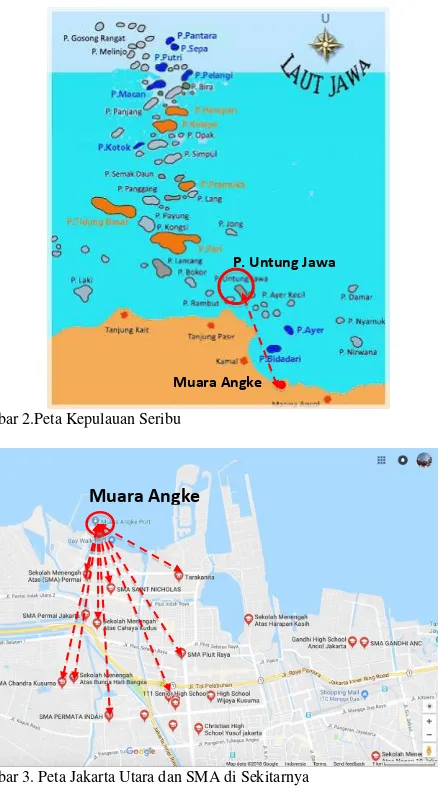 Gambar 2.Peta Kepulauan Seribu 