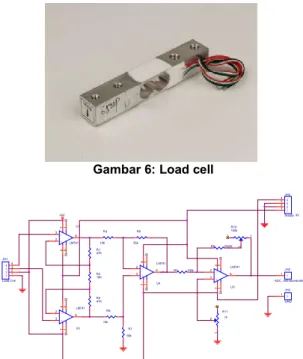 Gambar 7: Rangkaian Instrumentation Amplifier 