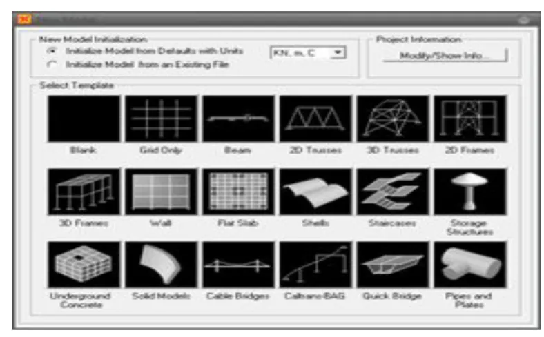 Gambar 2.3 Model Struktur Konstruksi 