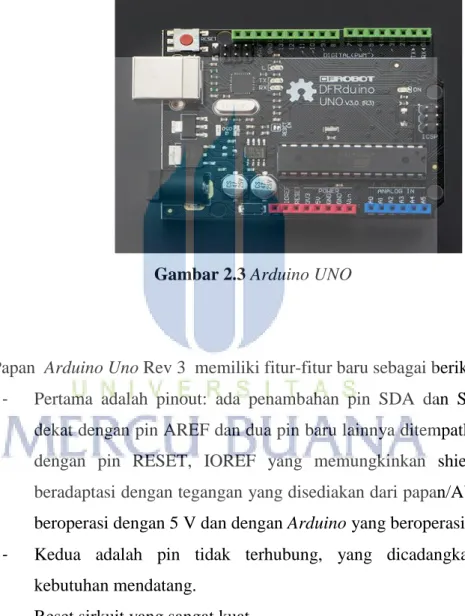 Gambar 2.3 Arduino UNO 