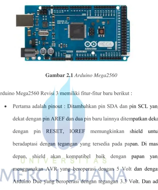 Gambar 2.1 Arduino Mega2560 