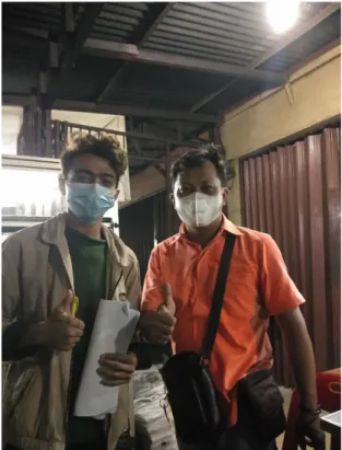 Foto dengan informan utama 3 