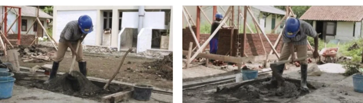 Gambar 3.8 Hasil Pencampuran Mortar Yang Baik 