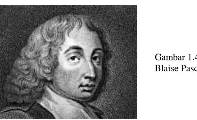 Gambar 1.4   Blaise Pascal 