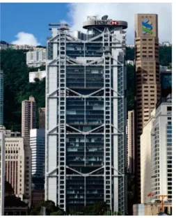 Gambar 6. Hongkong Shanghai Bank  Bangunan  ini  karya  arsitek  ternama  Norman  Foster  yang  dibangun  dari  tahun  1979-1986
