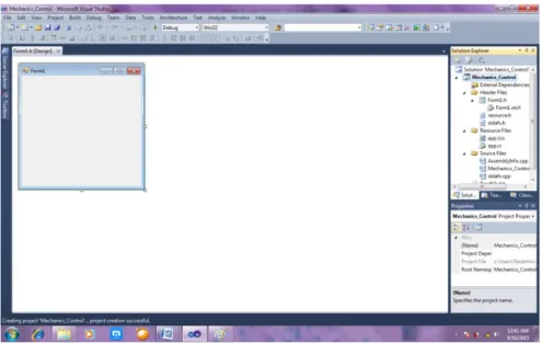 Gambar 3.4 Contoh Tampilan Windows Form Application GUI 