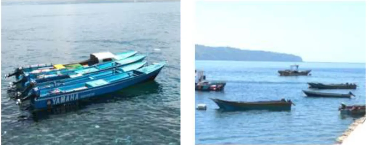 Gambar 2. Kapal penangkap ikan yang digunakan nelayan pancing ulur 