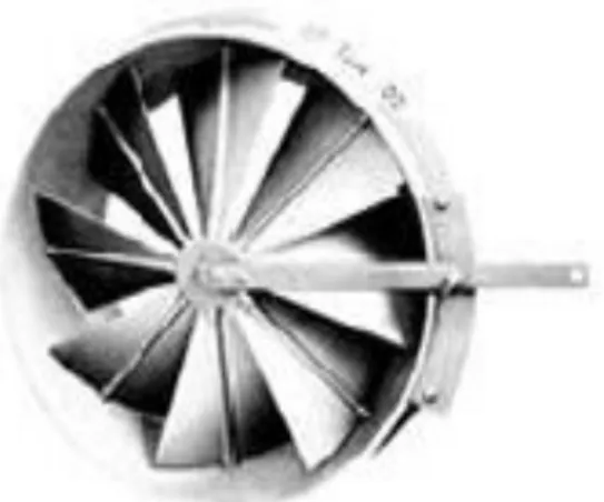 Gambar 2.11 Forward-Curved Fan (Canadian Blower)  (Sumber: Pedoman Efisiensi Energi untuk Industri di Asia) 