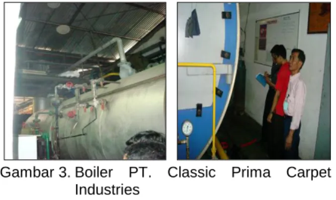Tabel 1. Parameter hasil pengukuran boiler  NATURAL GAS BOILER SOLAR BOILER