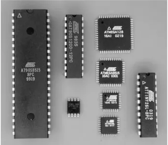 Gambar 1.2: contoh beberapa bentuk mikrokontroller ATMEL  