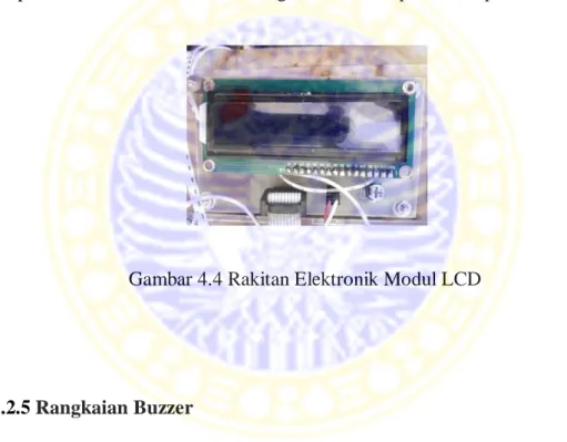 Gambar 4.4 Rakitan Elektronik Modul LCD 